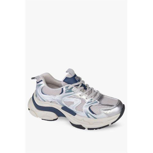 Hammer Jack Padilla Kadın Gümüş Lacivert Spor Ayakkabı