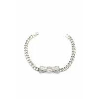 Zirkon Taşlı Leopar Bileklik - Gümüş