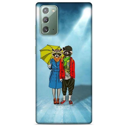 Samsung Galaxy Note 20 Kılıf FunnyMaX (47) Crystal Flex Kılıf Cam Göbeği
