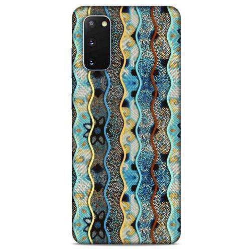 Samsung Galaxy S20 Kılıf Baskılı Özel Seri Taşlı (28) Arka Kapak