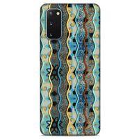 Samsung Galaxy S20 Kılıf Baskılı Özel Seri Taşlı (28) Arka Kapak
