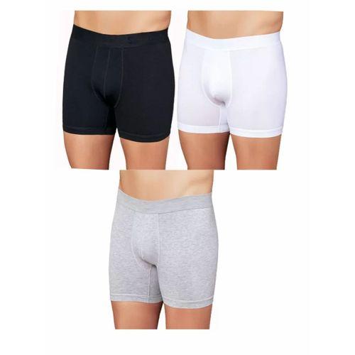 Huma One Erkek  Lycralı Düz Boxer 2170