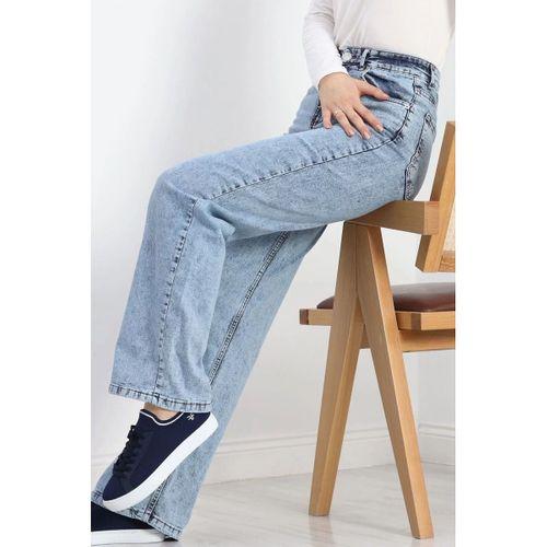 pilelistore Palazzo Kot Pantolon Açıkmavi