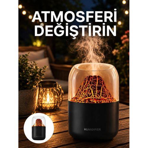 Alev Efektli Ultrasonik Difüzör – Sessiz Çalışma Yeni Nesil