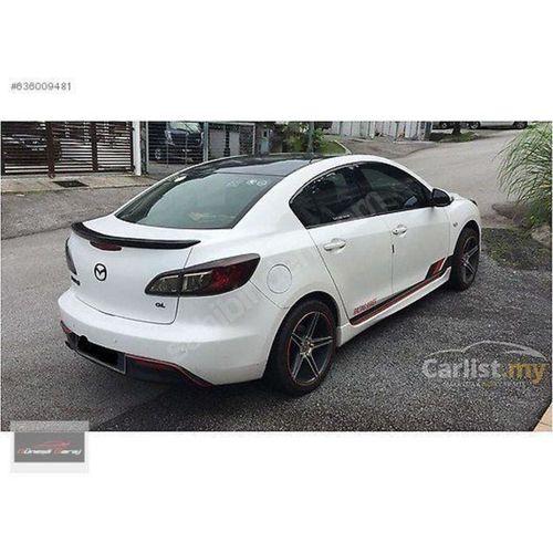 Mazda 3 Uyumlu İnce Makyajlı Spoiler (Fiber)