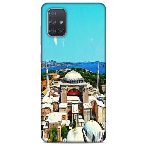 Samsung Galaxy A71 Kılıf Dünya Mimarisi (10) Full Koruma Kılıfı Ayasofya