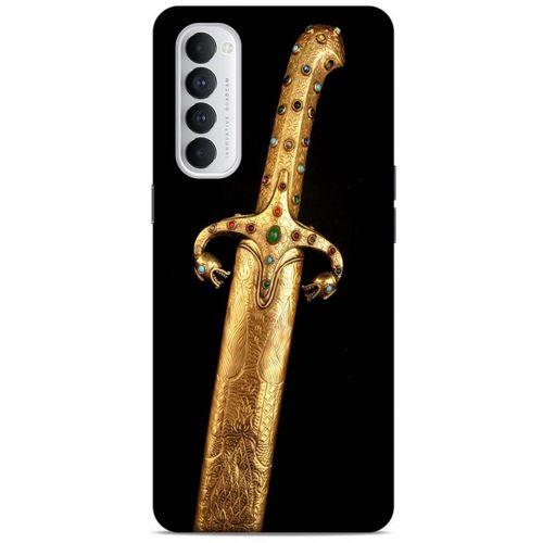 Oppo Reno 4 Pro Uyumlu Kılıf Ottoman (19) Kılıfları Tören Kılıcı