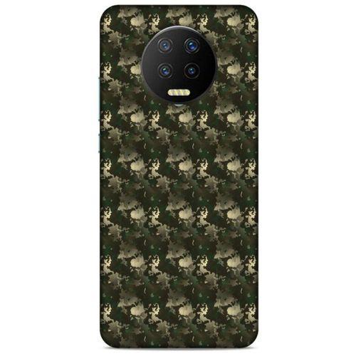 Lopard İnfinix Note 7 Uyumlu Kılıf Kamuflaj (80) Silicone Case