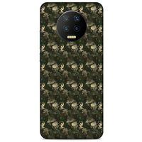 Lopard İnfinix Note 7 Uyumlu Kılıf Kamuflaj (80) Silicone Case