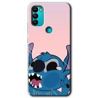 Potkal Hediye Fabrikası General Mobile GM 21 Plus HD Baskılı Kılıf + 9D Tam Ekran Koruyucu - Stitch