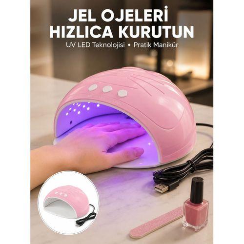 Ultraviyole Led Oje Kurutma Makinesi Usb Kablolu Yeni Nesil