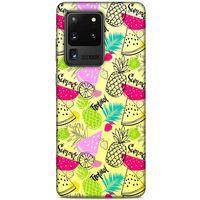 Frutix Meyve Mix 03 Samsung Galaxy S20 Ultra Kılıf Desenli Silikon