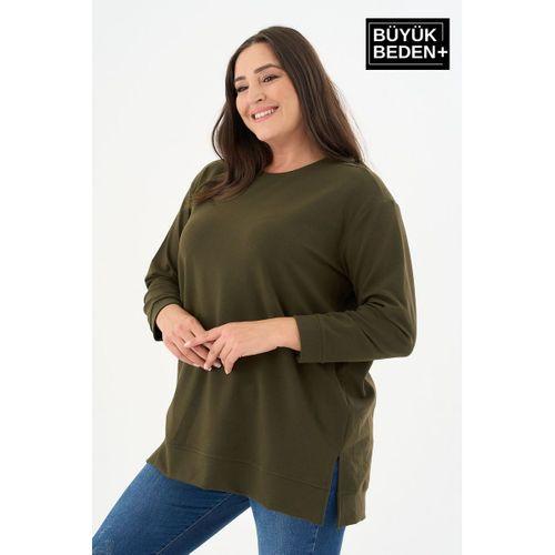 Kadın Tunik Büyük Beden  Sweatshırt SPR26BTK950