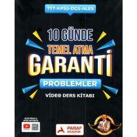 TYT Problemler Z Takımı 10 Günde Temel Atma Garanti Video Ders Kitabı Paraf Yayınları