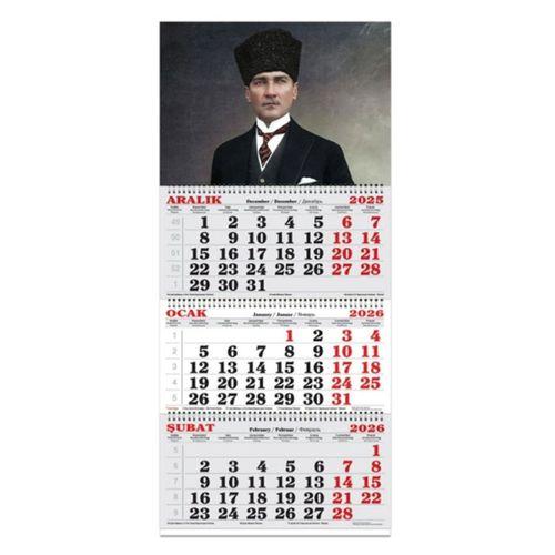 Keskin Color Denizci Takvimi Atatürklü 2026 Spiralli