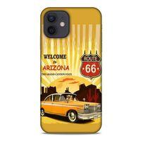 Retro (14) Desen Lansman Kılıf Renkli Apple iPhone 12 Kılıf