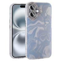 Apple iPhone 16 Plus Kılıf Airbagli Parlak Taş Detay Tasarımlı Zore Esila Kapak