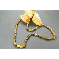 Anadolu Işıltısı Doğal Kesim Damla Kehribar Yetişkin Kolye