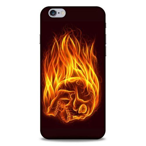 Lopard Apple Iphone 6 Plus Uyumlu Kılıf FireX (50) Shockproof Kılıf İskelet Kafa
