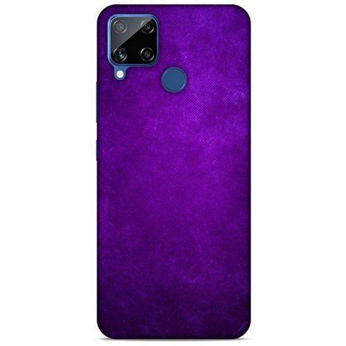 Realme C15 Uyumlu Kılıf Mor Delisi (2) Kabı Noktalı