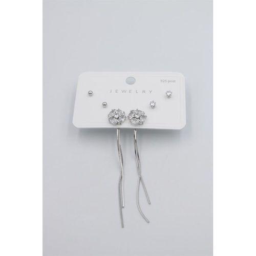 Çoklu Set Küpe - Gümüş