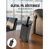 Powerbank 50 000 Mah Dijital Göstergeli Taşınabilir 4 Portlu Hızlı Powerbank Yeni Nesil