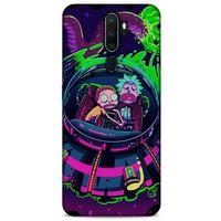 Oppo A9 2020 Uyumlu Kılıf Rick And Morty (30) Silicone Case Doofus Rick