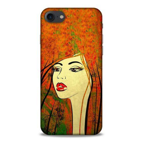 Lopard Apple Iphone 7 Uyumlu Kılıf Sürreal Yüzler ♀ (30) Silicone Case Desenli