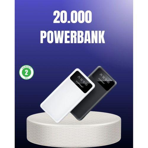 Akıllı Lcd Ekranlı 20.000mah Powerbank Pd + Usb + Type-c