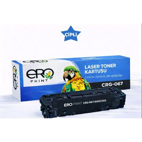 Canon LBP-633Cdw Muadil Toner - 1350 Sayfalık - Çipli Mavi Toner