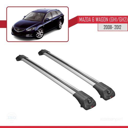 Mazda 6 Wagon (GH1/GH2) 2008-2012 Arası ile uyumlu ACE-1 Ara Atkı Tavan Barı GRİ