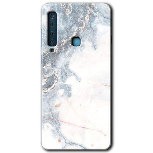 Galaxy A9 2018 Kılıf HD Desen Baskılı Arka Kapak - White Marble