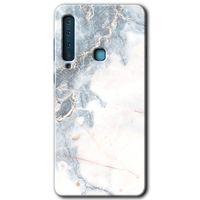 Galaxy A9 2018 Kılıf HD Desen Baskılı Arka Kapak - White Marble