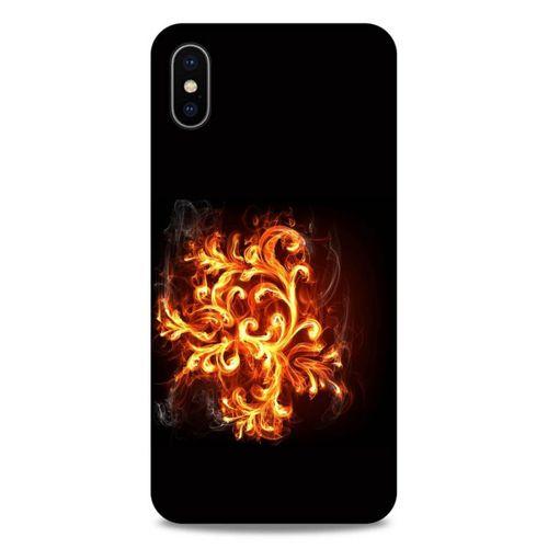 Lopard Apple iPhone XS Max Uyumlu Kılıf FireX (26) Tpu Silikon Kılıf Ateş Wallpaper