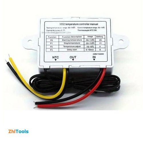 Zhltools Dijital Termostat XH-W3002 LED Ekranlı Sıcaklık Kontrol Cihazı 220V