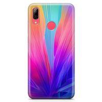 Huawei Y7 Prime 2019 Kılıf Makro Çiçek Arka Kapak Koruma Desenli Full Koruyucu