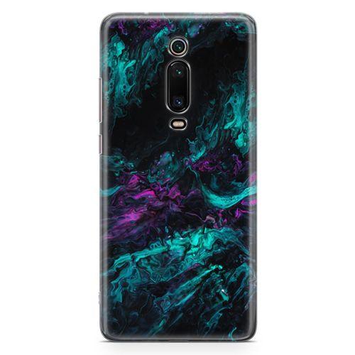 Xiaomi Redmi K20 Pro Premium Kılıf Dağılmış Mürekkep Arka Kapak Koruma Desenli Full Koruyucu