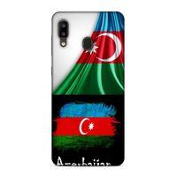 Samsung Galaxy A20 Uyumlu Kılıf Azarbaijan (13) Silikon Kap Bayraklar