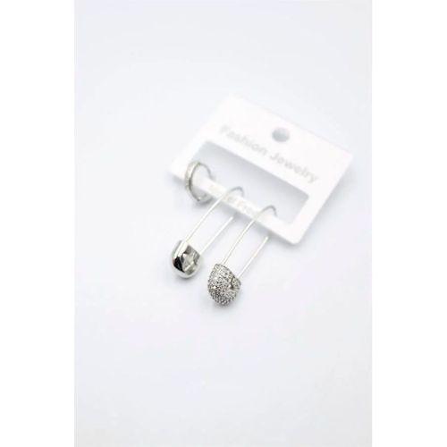 3'lü Filkete Küpe - Gümüş