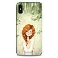 Apple iPhone XS Max Kılıf Depresyon (25) Antişok Kapak Siyah Gri