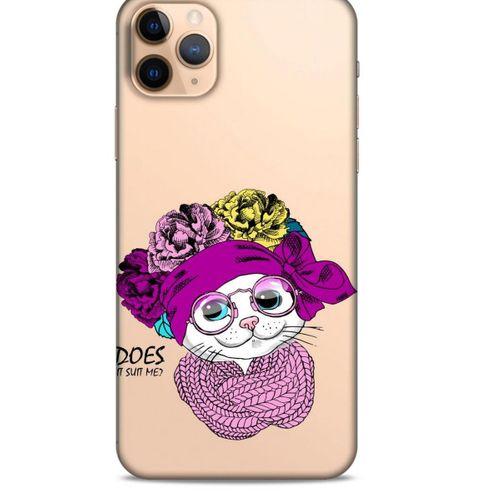 Zoologix (45) Apple Iphone 11 Pro Şeffaf Kılıf Silikon Desenli