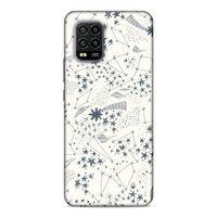 Xiaomi Mi 10 Lite Kılıf Yildiz Haritasi Arka Kapak Silikon Koruma Full Koruyucu