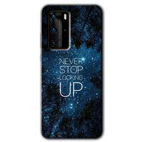 Huawei P40 Pro Kılıf HD Desen Baskılı Arka Kapak - Stars Wallpaper + Kırılmaz Cam