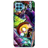 Oppo Reno 4 Lite Uyumlu Kılıf Rick And Morty (41) Tank Kılıf Story Train Rick
