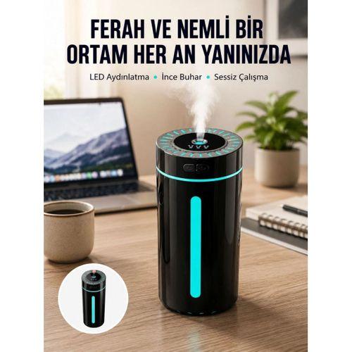 Ultrasonik Nemlendirici Led Işıklı Aromaterapi Difüzör Sessiz Çalışma Yeni Nesil