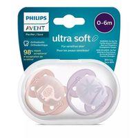 Philips Avent Philips Avent Ultra Yumuşak Emzik 0-6 Ay Kız
