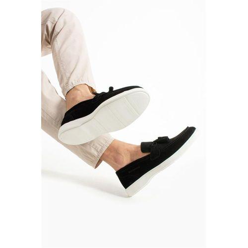 Hammer Jack Maglaj Hakiki Deri Siyah Süet Erkek Ayakkabı