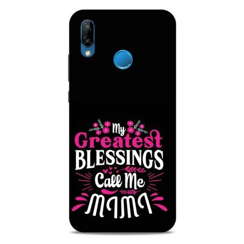 Huawei P20 Lite Uyumlu Kılıf Pembe Delisi (49) Ultra Silikon Kılıf Yazı