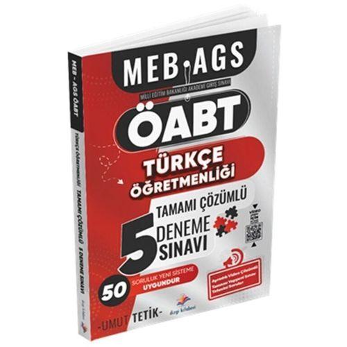 MEB AGS Türkçe Öğretmenliği Tamamı Ayrıntılı Video Çözümlü 5 Deneme Sınavı Dizgi Kitap