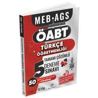 MEB AGS Türkçe Öğretmenliği Tamamı Ayrıntılı Video Çözümlü 5 Deneme Sınavı Dizgi Kitap